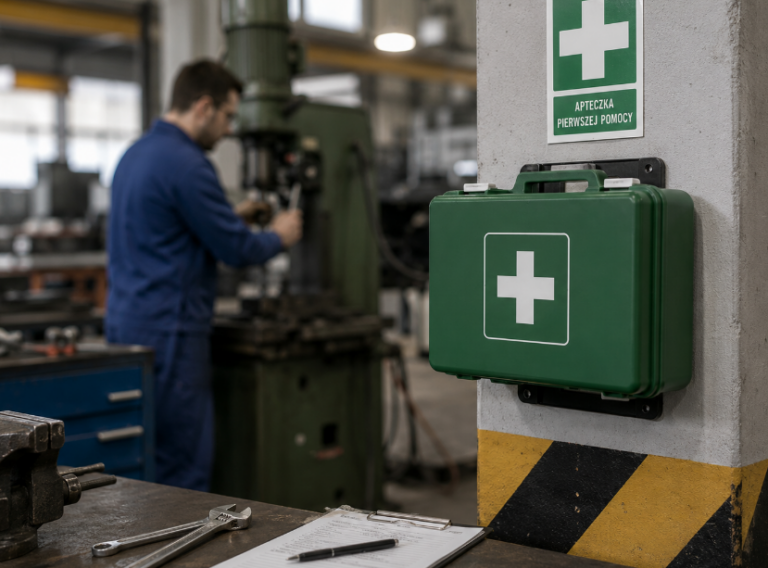ŚOI wg stanowisk – obowiązki pracodawcy i apteczka w pracy