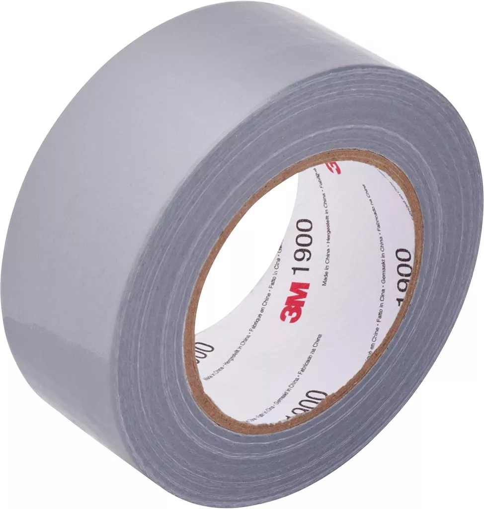 Szara taśma naprawcza 3M™ 1900, rolka o średnicy około 15 cm.
