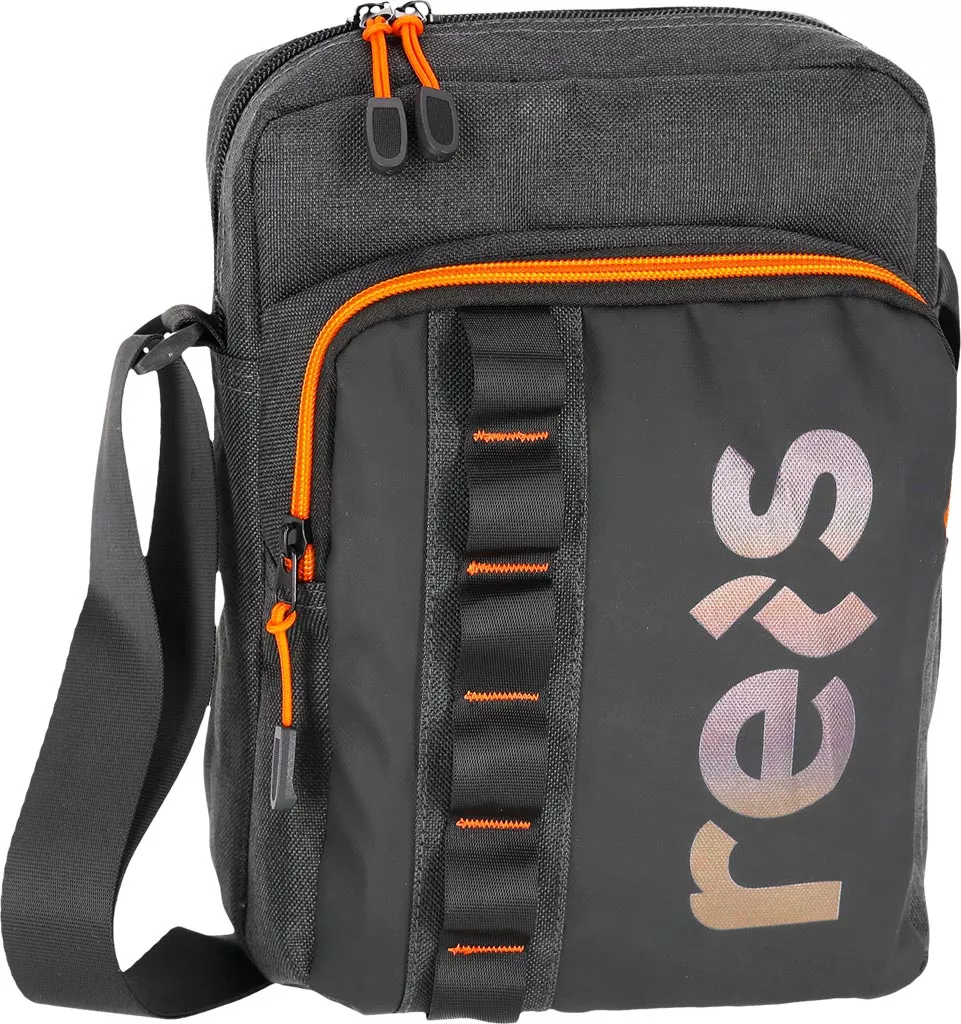 Torba na ramię sportowa SHOULDERBAG o pojemności 5L, wykonana z materiału w kolorze szarym. Posiada dwie zamykane kieszenie na suwak i regulowany pasek na ramię. Logo 