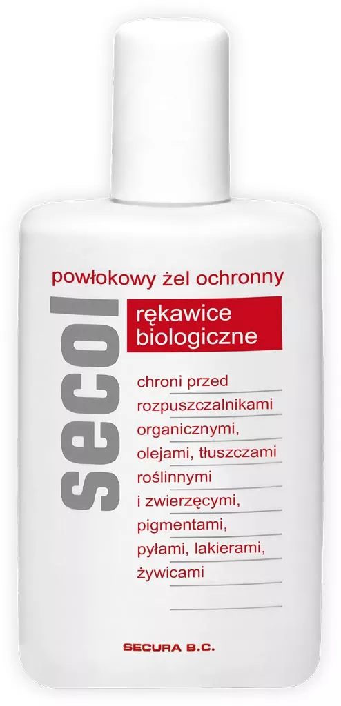 Opakowanie białej butelki z etykietą zawierającą tekst 