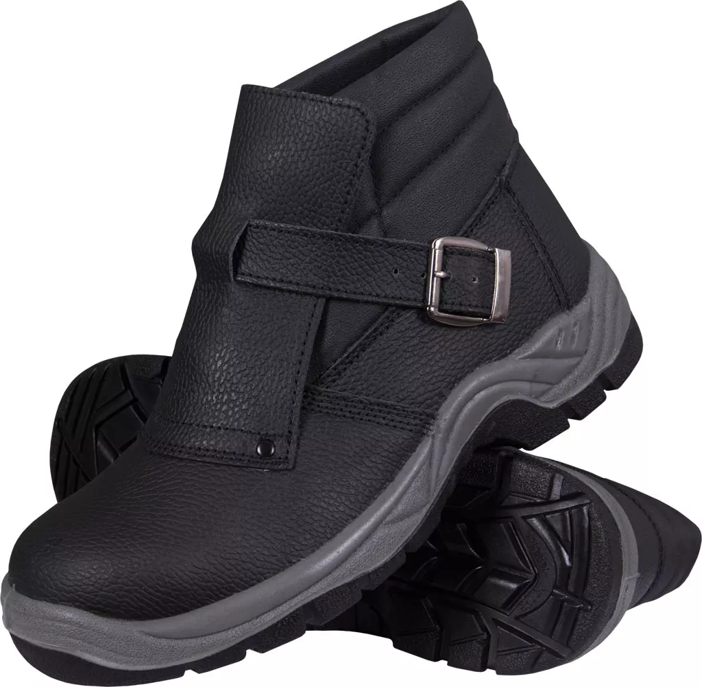 Buty robocze trzewiki HOTREIS z podnoskiem, chroniące przed odpryskami, model SB. Wykonane z wytrzymałego materiału, z solidną podeszwą zapewniającą ochronę i komfort podczas pracy.