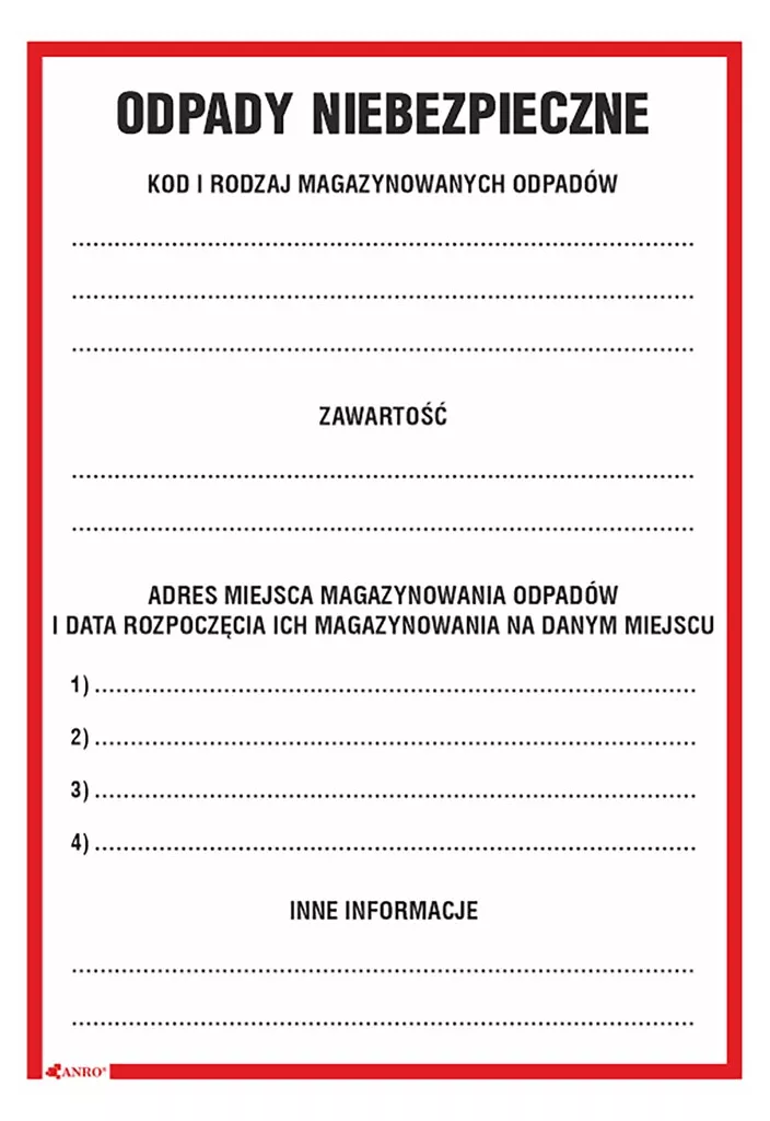Etykieta informacyjna 
