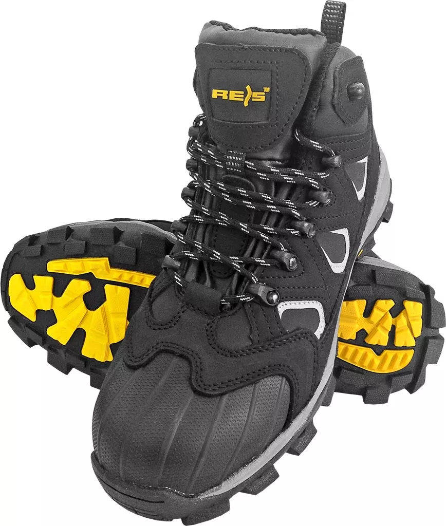 Buty robocze trzewiki skórzane S3 EXTREME z podnoskiem i wkładką, wytrzymała podeszwa o agresywnym bieżniku, sznurowane, przeznaczone do pracy w trudnych warunkach.