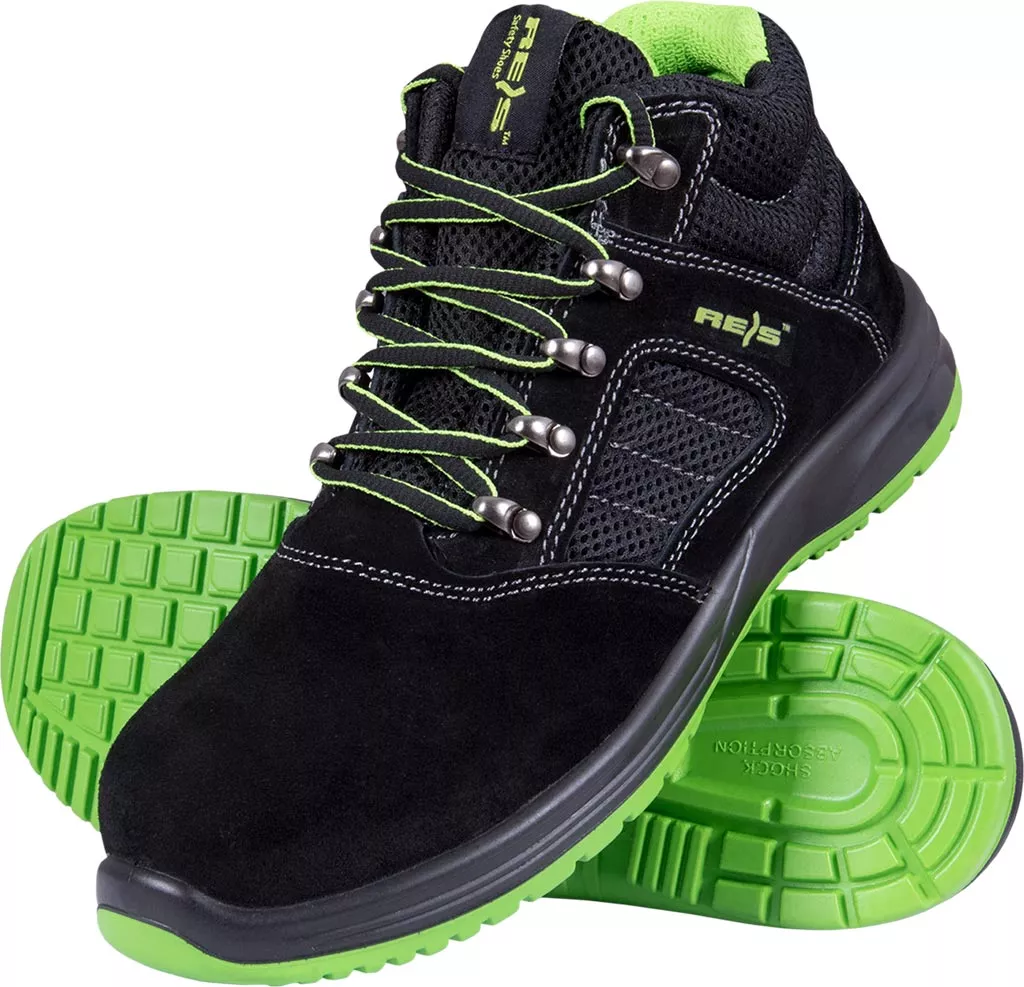 Buty robocze trzewiki zamszowe z kompozytowym podnoskiem s1 stork