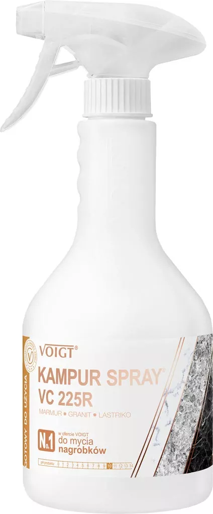 Butelka z białego plastiku z ręczną pompką sprayu. Oznaczenie produktu: 