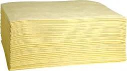 Sorbent chemiczny polipropylenowy w formie mat, stosowany do pochłaniania cieczy chemicznych i substancji agresywnych. Właściwości chłonne i odporność na działanie chemikaliów.