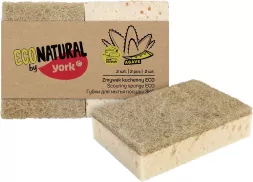 Zmywak kuchenny ECONATURAL, dwustronny, z naturalnych materiałów. Opakowanie zawiera 2 sztuki.