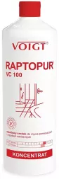 Zasadowy środek czyszczący RAPTOPUR VC 100, koncentrat do mycia pomieszczeń i urządzeń sanitarnych. Pojemność 1 litr. Producent: VOIGT.