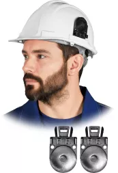 Adapter do akcesoriów UNIVER, umożliwia montaż dodatkowych elementów na kasku ochronnym. W zestawie dwa adaptery w kolorze czarnym.