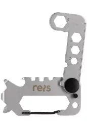 Multitool kieszonkowy Tactical Guard SRV-PT 9w1 wykonany ze stali, zawiera klucze sześciokątne, linijkę oraz karabińczyk do łatwego przyczepienia. Kompaktowy i wielofunkcyjny.