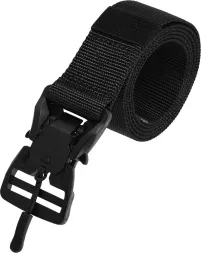 Pasek do spodni Tactical Guard PULLER w kolorze czarnym, wykonany z trwałego materiału, wyposażony w klamrę magnetyczną zapewniającą szybkie i wygodne zapięcie.