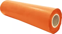 Pomarańczowa taśma lokalizacyjna do znakowania tras, zwinięta w rolkę.