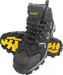 Buty robocze trzewiki skórzane S3 EXTREME z podnoskiem i wkładką, wytrzymała podeszwa o agresywnym bieżniku, sznurowane, przeznaczone do pracy w trudnych warunkach.