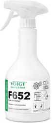 Środek do czyszczenia F652 FOOD ULTRASPRAY, do użytku w branży spożywczej. Pojemność 500 ml, opakowanie z atomizerem. Przeznaczony do skutecznego usuwania zabrudzeń.