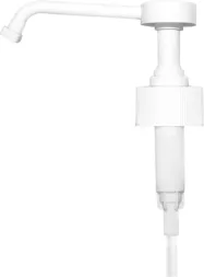 Pompka spray trójdyszowa do butelki 1000 ml z gwintem 28 mm, w kolorze białym, przeznaczona do precyzyjnego dozowania płynów.