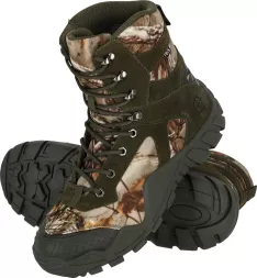 Męskie buty taktyczne Tactical Guard GROVE, wysokie, wzmacniane, trekkingowe, z wytrzymałą podeszwą i sznurowaniem oraz kamuflażowym wzorem.