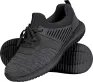 Czarne męskie buty sportowe ZAG o nowoczesnym designie, z siateczkową cholewką oraz elastyczną podeszwą. Buty mają sznurowania i wygodne dopasowanie wokół kostki.