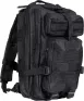 Plecak taktyczny Tactical Guard BACKPACK o pojemności 30 litrów, czarny, z wieloma kieszeniami i wzmocnieniami, wyposażony w regulowane paski i mocne zamki.